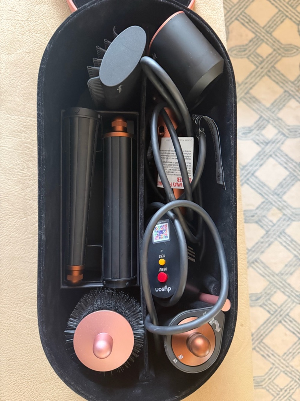 Dyson Air-wrap i.d. - Amber Silk Color